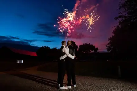 When should you book your wedding fireworks?